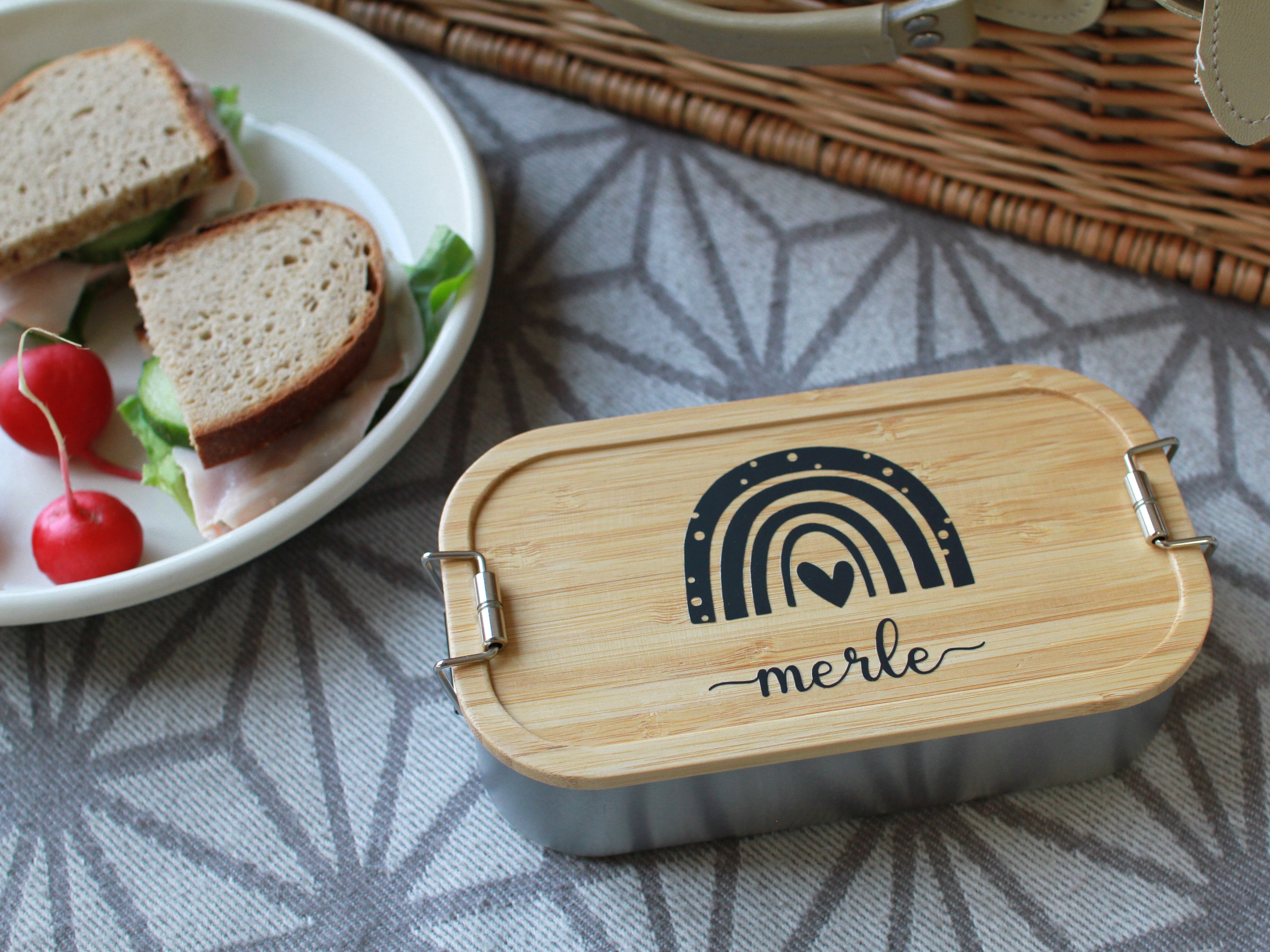 Lunchbox midi "Regenbogen"